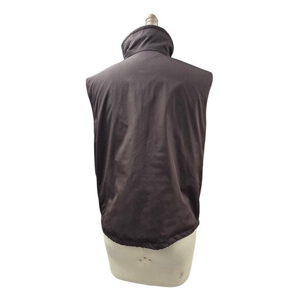 Ralph Lauren Brown/Cream Multi Pocket Reversible Vest 100% Polyester Sz 1X - Picture 3 of 11